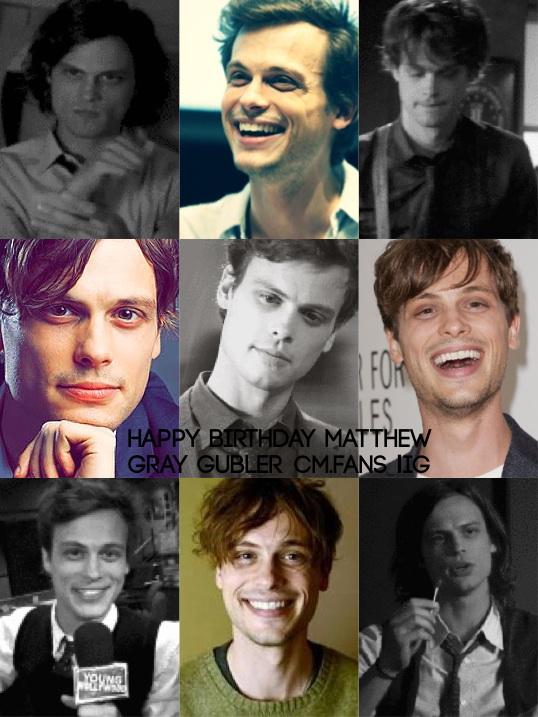 Happy Birthday Matthew Gray Gubler  