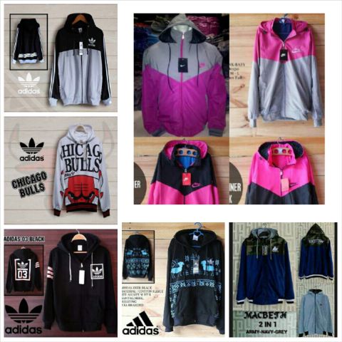 PO hoodie adidas &amp; parasut nike | IDR 135K