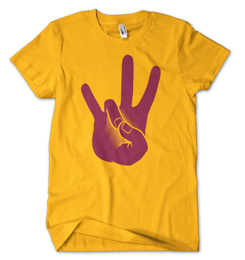 handsay's tweet image. Show your support for #ArizonaState! Go Sun Devils! PRE-ORDER THE #PITCHFORK SHIRT TODAY! - bit.ly/1EvUVFO