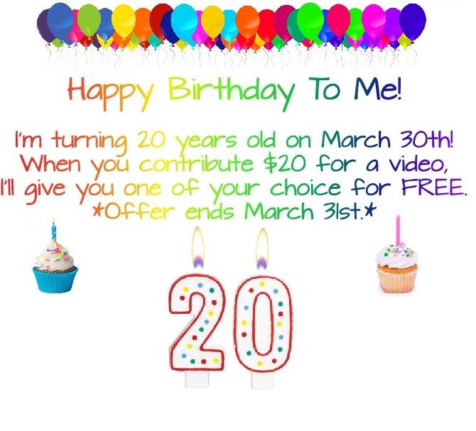 See all the different ways you can spoil me for my birthday!! ;) http://t.co/rtrfX7PQrE http://t.co/<a href="/tag/manyvids"class="tags"><span>#manyvids</span></a><a href="/tag/mvsales"class="tags"><span>#mvsales</span></a>