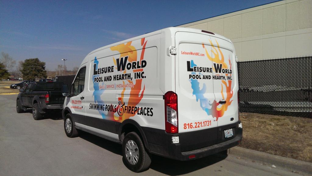 leisureworldkc's tweet image. Check out the new livery by #SignCraft of NKC on our new Ford Transit #MadeInKC @Ford