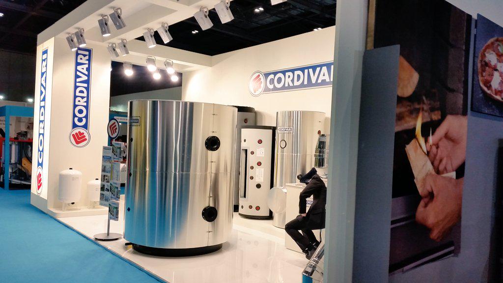 NuentaUK's tweet photo. Great seeing &amp; helping our friends from Cordivari at #Ecobuild2015
Lots of interest in the new instantaneous DHW unit http://t.co/66EjMOeA7X