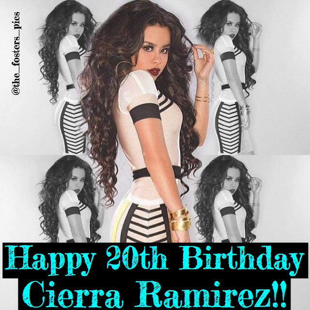  HAPPY BIRTHDAY CIERRA RAMIREZ!!   