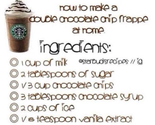 starbucks__menu's tweet photo. DOUBLE CHOC CHIP FRAPP AT HOME http://t.co/HbbT1uyJ9t