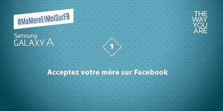 SamsungFR's tweet image. Seriez-vous prêts à accepter votre mère sur #Fb pour un #GalaxyA ? po.st/tYVNUj  #MaMereEtMoiSurFb