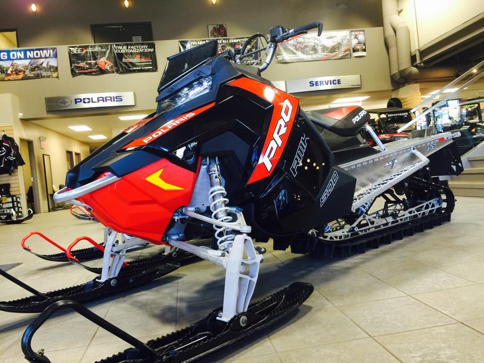 CycleWorksMoto's tweet image. The new 2016 Polaris Axys Pro 800 RMK 155 is CW Edmonton! Come check it out! @PolarisSnow #AXYSRMK #polarissnow