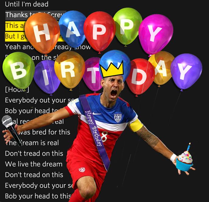   Happy Birthday to our favorite poet-warrior Deuce  Happy B-Day Clint!