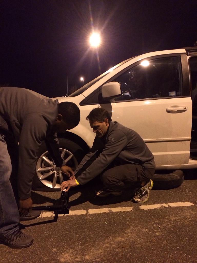 states has taken everything out of...our car's tire :-)