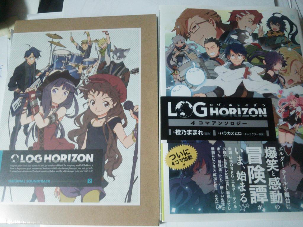 石平信司 脂 V Twitter 頂きました ログホラのサントラ2 そして4コマアンソロジー サントラ は名曲ばかりで胸熱 五十鈴の バースデイソング フルverがまた泣けるぅ そしてアンソロ本 アニメでもやりたかったネタが山盛りでメチャ楽しいですら Http T Co