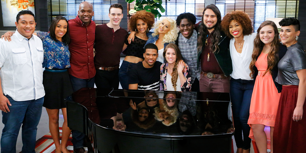 NBCTheVoice's tweet photo. Say hello to all of our Season 8 artists with a RETWEET 👋. #VoiceBlinds http://t.co/msgpM65NKc