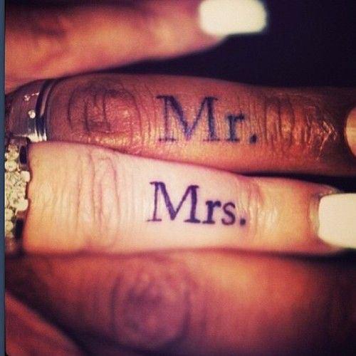 This is something I want to do if I get married #couplestattoos #ink