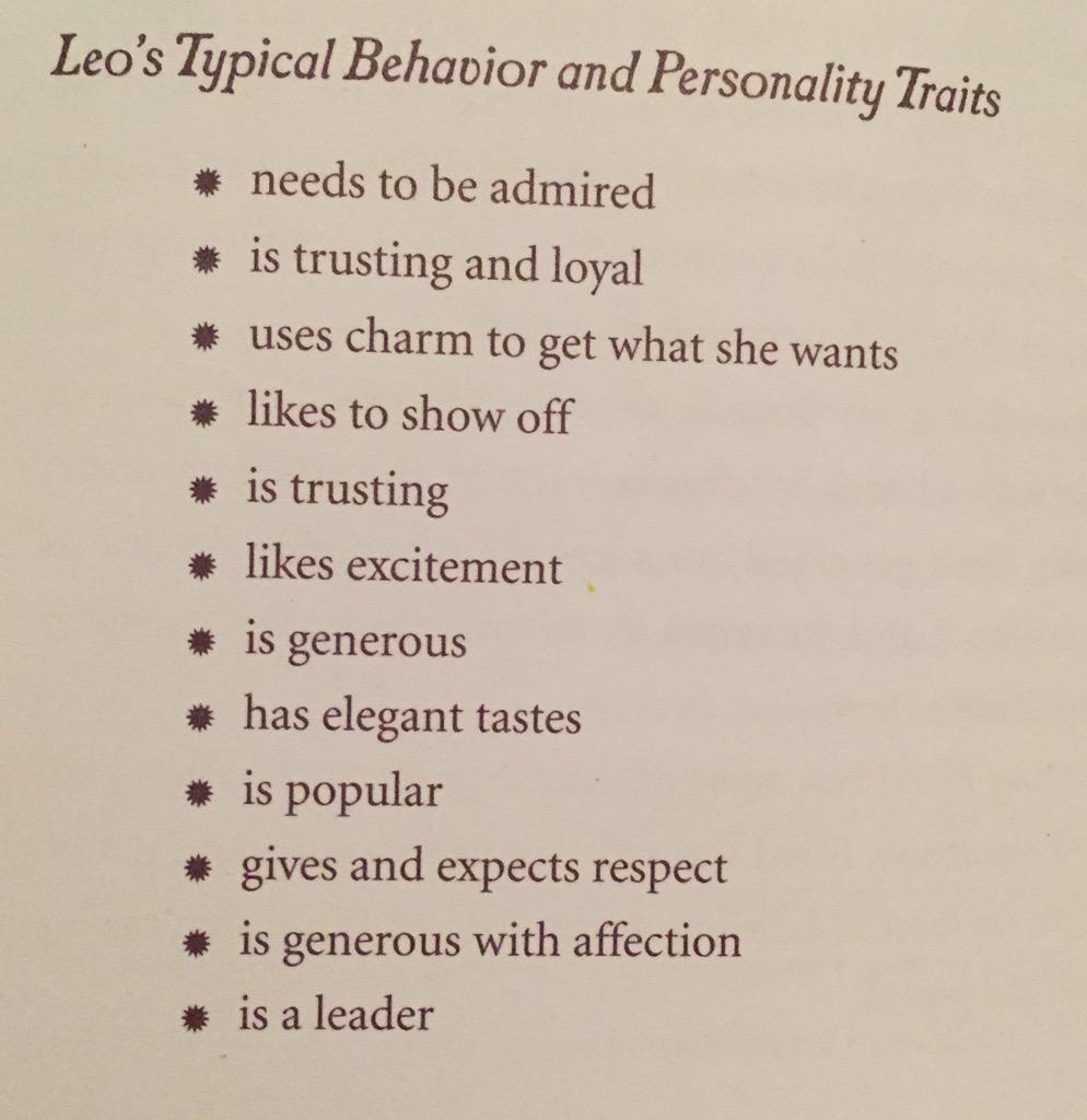 Leo personality