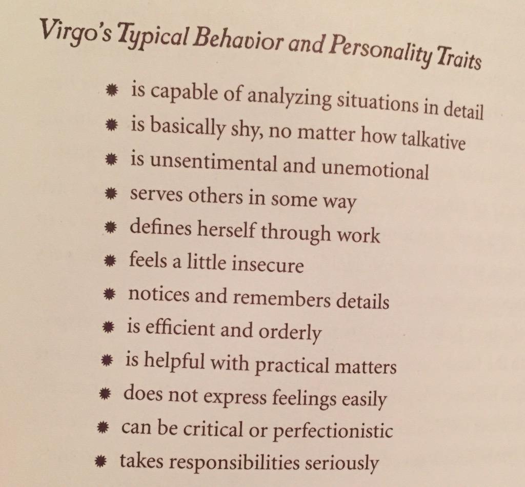 Virgo personality