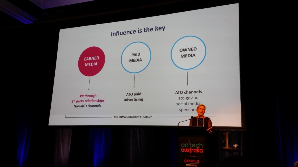Great to see the @ato_gov_au talking about their digital first focus in their marketing communications #adtechANZ