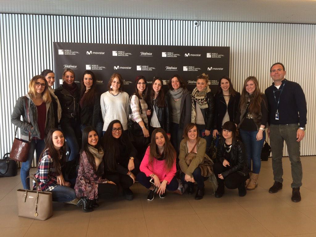 AlbertoAlfonsoP's tweet photo. Visita al @MW_Centre Connected Beings y una ventana al MWCongress @EspriProtocolo con la clase de Eventos II #ESPRI http://t.co/OXxSml6BvF