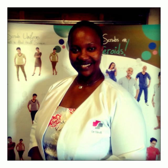 sindivanzyl's tweet photo. #OOTD from @TheDreamingDoc ! Happiness! #DoctorSindi #DoctorsCoat #DreamDoctorCollection @DocSindi http://t.co/eASSEuzOVS