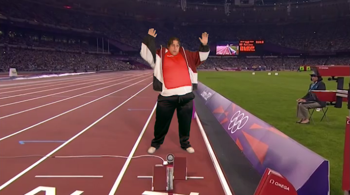 sporza's tweet photo. Hi-la-risch! @DeIdealeWereld is de vijfde Borlée op het spoor gekomen http://t.co/gyWSmODDYy #humor http://t.co/1OD4ZSTEdQ