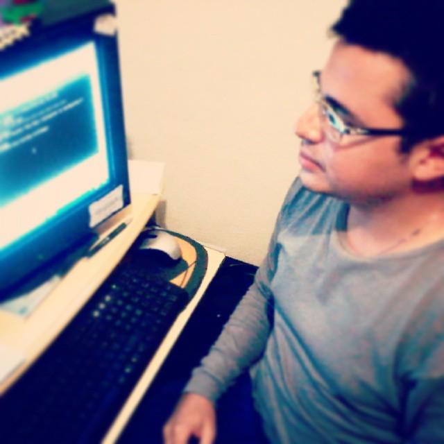 Otherbots's tweet image. Playing on #VisualG to make my new #Robot program in #VB #Script #code #programmer #Calc #Algoritimos #Logic #geek …