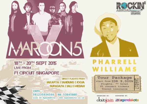 AgendaKotaID's tweet image. Nonton Konser Plus lihat F1 Itu Baru seru! mau ikutan? #Indonesia #singapore #F1 #Konser  cuma ada di @JavaJavacoid