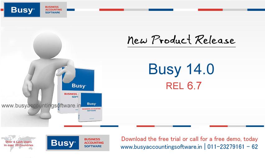 BusySoft's tweet photo. New Product Release - BUSY 14 (REL 6.7)
Click to Download BUSY 14 (REL 6.7): http://t.co/5IOIZoH7tu http://t.co/3JHIPx4tV3