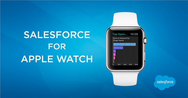 gsing's tweet photo. Exciting news! Salesforce for Apple Watch is here—connecting wearables to the enterprise. http://t.co/TXRwev3kCn http://t.co/q0EHrhvHJm