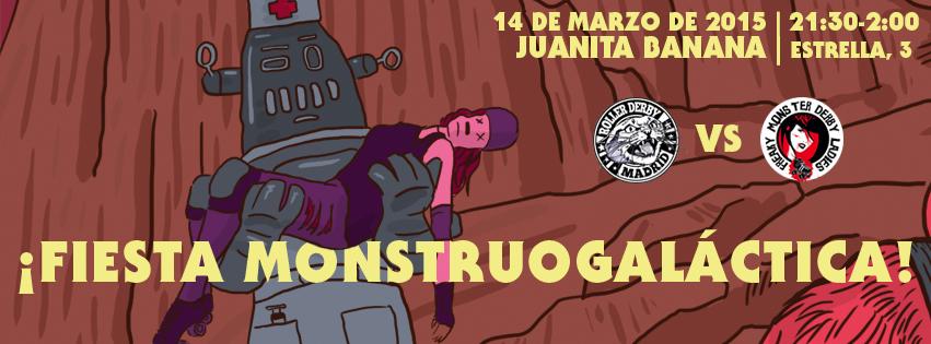 rderbymadrid's tweet photo. ¿Vas a perderte la fiesta monstruogaláctica tras el partido del sábado?http://t.co/Ne53t2ZxrL #RollerDerby #DerbyLove http://t.co/KF13BkPG6v