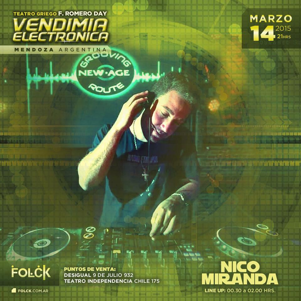MirandaEne's tweet photo. Este sábado 14/03 Vendimia Electrónica en Mendoza. De la mano de Folck producciones. @FestaBros @Folckproductora http://t.co/scgVYVr48n
