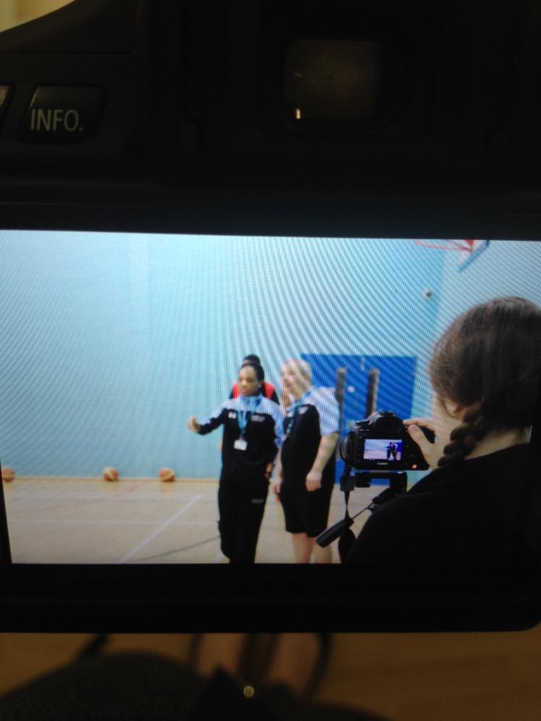 Early morning filming session w/ @DPMKCollege &amp; Elite Sports Coach apprentice Mel for #NAW2015 #GetInGoFar #JobSwap
