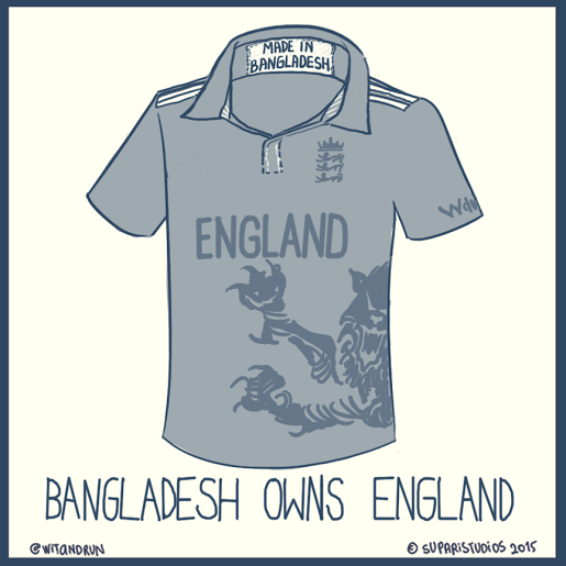 witandrun's tweet photo. England gets schooled! #ENGvBAN #CWC15 #CricketWorldCup #ripenglishcricket #BANvsENG #WontGiveItBack #MaukaMauka http://t.co/ZSlXvLDx9U