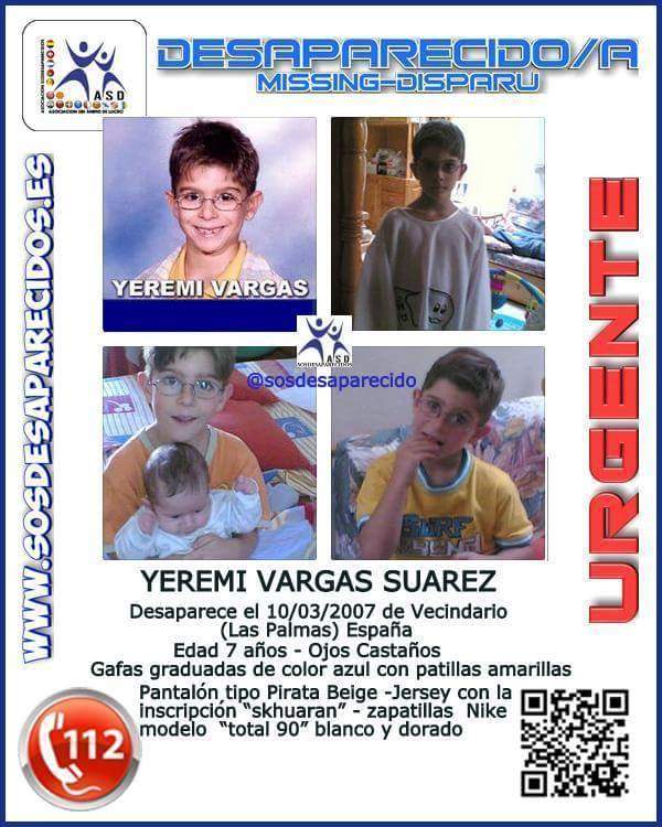 guardiacivil's tweet photo. Día Internacional de los Niños Desaparecidos
Seguimos buscando a #Yéremi
Colabora📞062
Mantén su esperanza y haz RT https://t.co/TEOKLVrP43