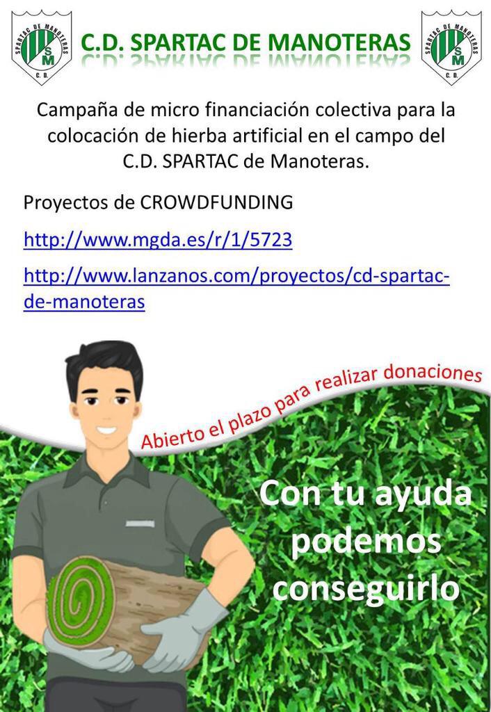 DavidCruzPineda's tweet photo. Una ayuda para que los niñ@s sin recursos tengan unas instalaciones deportivas dignas! RT http://t.co/syREhHaF8O http://t.co/JONWpExLtV