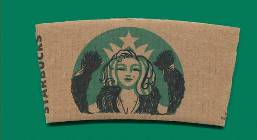 Tagoartwork's tweet photo. ¿Quién es quién? La sirena de @Starbucks convertida en personajes famosos ➽ http://t.co/BVoAsvA5vn  #creatividad http://t.co/jc2pnETkA9