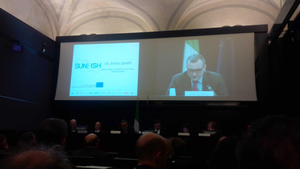 GiovannaGalass3's tweet image. #MEF #sunfishproject official presentation, political relevance, On. Zanetti Under Secretary of State