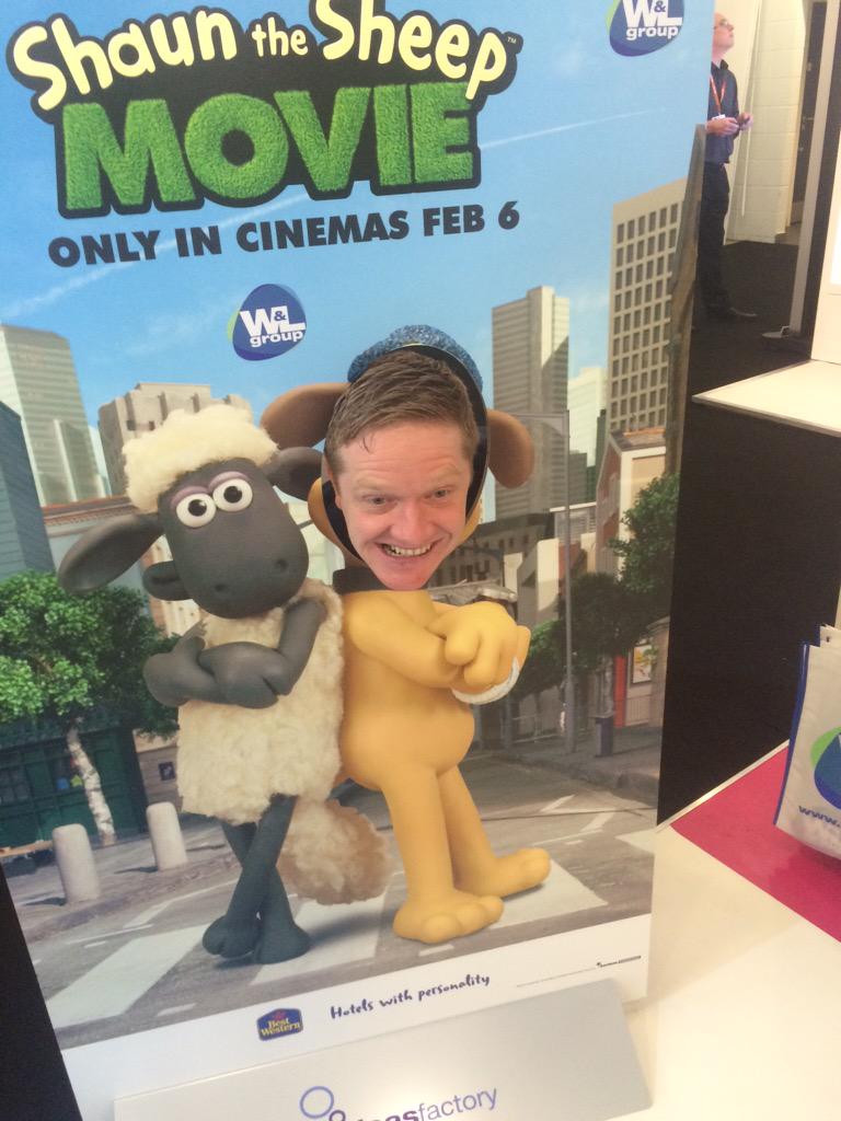 Come and be Bitzer from Shaun The Sheep for the day! The W&amp;L Group K40 #RDE2015 @RtlDesignExpo