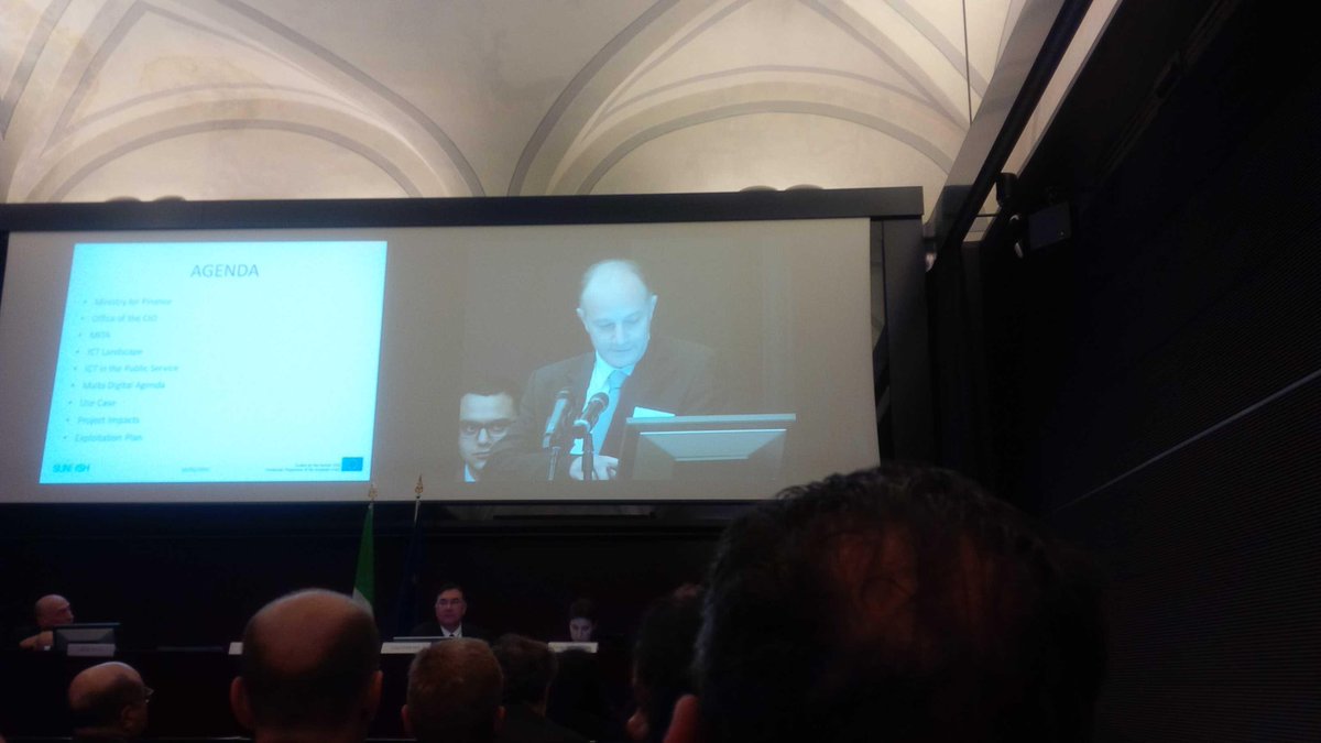 GiovannaGalass3's tweet image. Albert Vella at #Sunfishproject #kick off #clouds #H2020 opportunities for Malta Ministry of Finance