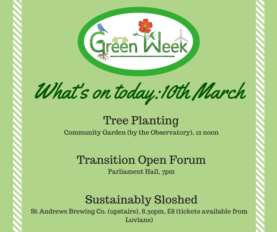 GreenweekStA's tweet photo. Plant a tree, shape the future of @TransitionUStA, then get sustainably sloshed with @luvians and @standysbrewing! http://t.co/SvBoU2k6Fq