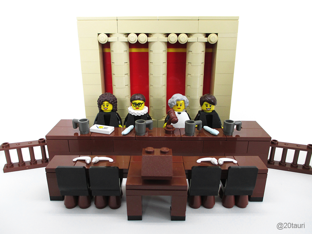 LEGO didn't like: "Legal Justice League" female Supreme Court justices #NotoriousRBG inspiral.ly/?p=6209