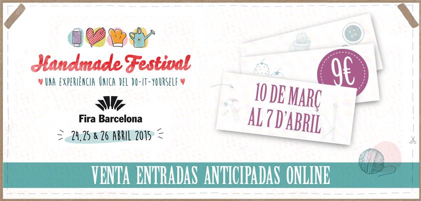 Handmade Festival (@hmfbcn) on Twitter photo Només fins al 7 d'abril, l'entrada pel <a href="/HMFbcn/">Handmade Festival</a> val només 9€! Encara no la teniu? #HMF2015 handmadefestivalbcn.com/compra-de-entr… Només fins al 7 d'abril, l'entrada pel <a href="/HMFbcn/">Handmade Festival</a> val només 9€! Encara no la teniu? #HMF2015 handmadefestivalbcn.com/compra-de-entr…