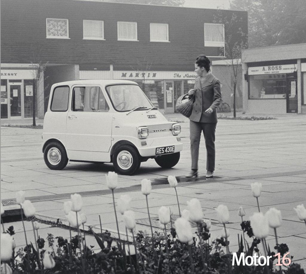 grupoautoferbar's tweet image. Del Salón de Ginebra del año 1967 os traemos esta joya, el #Ford #Comuta, el primer smart eléctrico de la historia