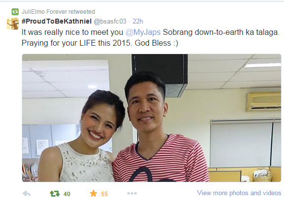 JuliElmoFP's tweet photo. RT @nina30olarte: "@akuziecat: Wow ung Caption @MyJaps π #KNfan http://t.co/9Wd0AYLawR"