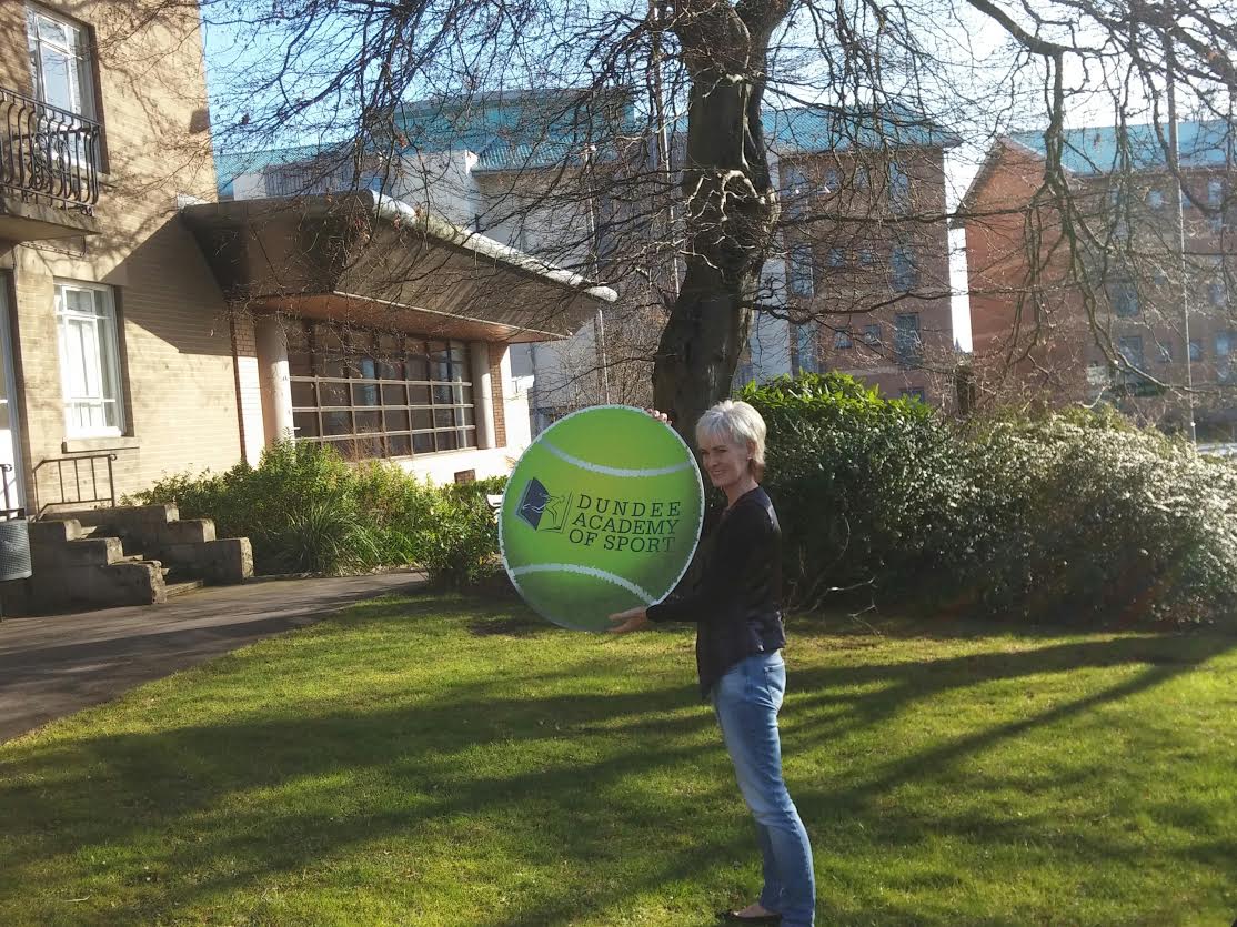 wavefmlive's tweet photo. Judy Murray is sharing some of her experiences with the next generation of coaches in Dundee.  Hear more at 11. http://t.co/Dana2rv5Cz