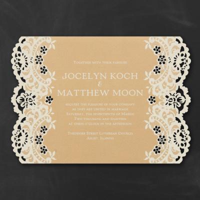 Pretty! RT <a href="/carlsoncraft/">Carlson Craft</a> #LaserCut invitations provide a little something extra: bit.ly/1GnPCW8