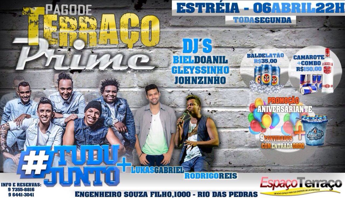 dia 06 de abril vamos com tudo.