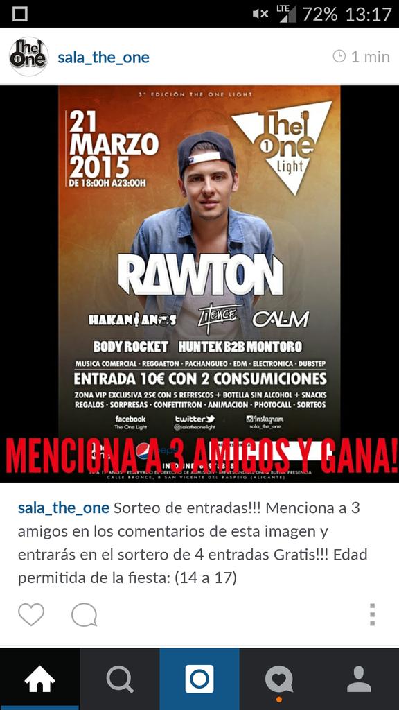 salatheonelight's tweet photo. Entra en nuestro sorteo de entradas!
Instagram: Sala_The_One http://t.co/6QdagICOJO