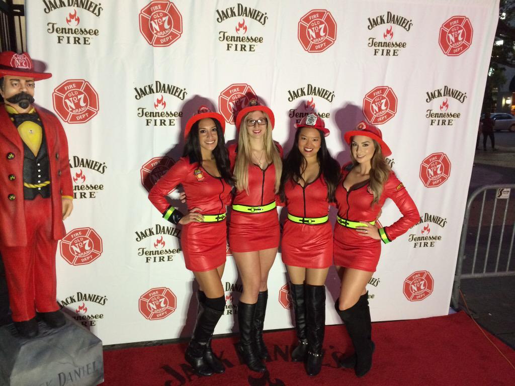 PromoQueenB's tweet photo. @JackDaniels_US @JackFire #JackFire a launch party @JannusLive #stpete #promogirls #SexyFirefighters http://t.co/ECvonX3jZ1