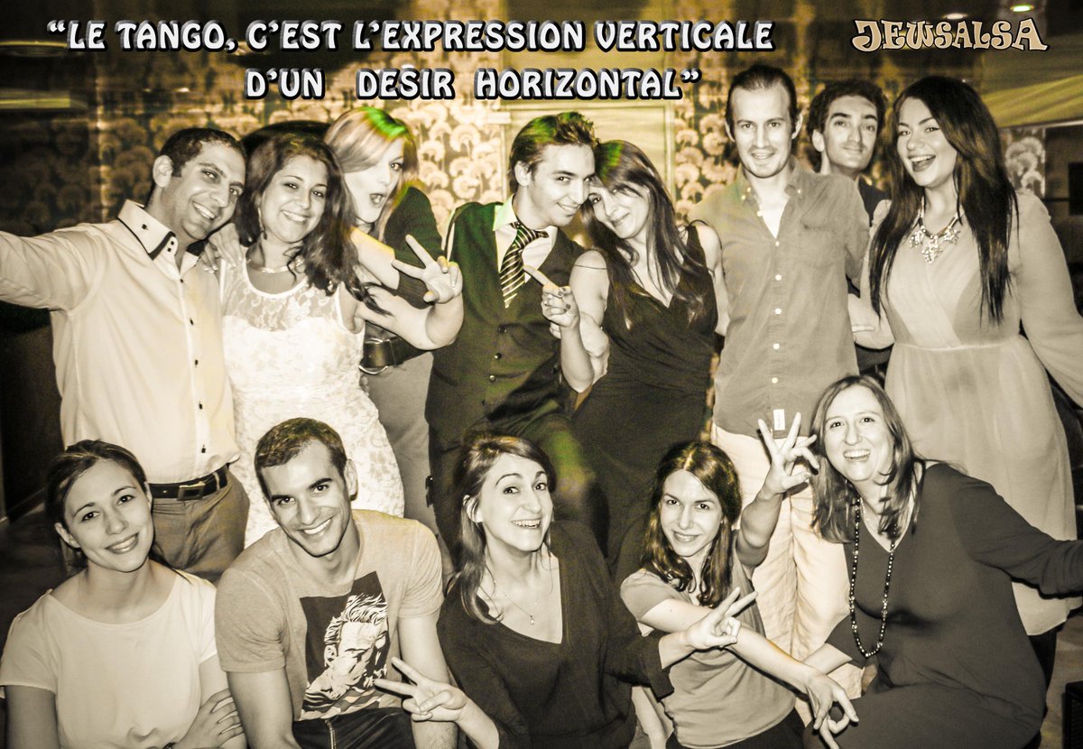 jewsalsa's tweet photo. New: Cours de Tango le dimanche @ #jewsalsa
"Le tango est l'expression verticale d'un désir horizontal"
#tango #salsa http://t.co/DkbGxwghOG