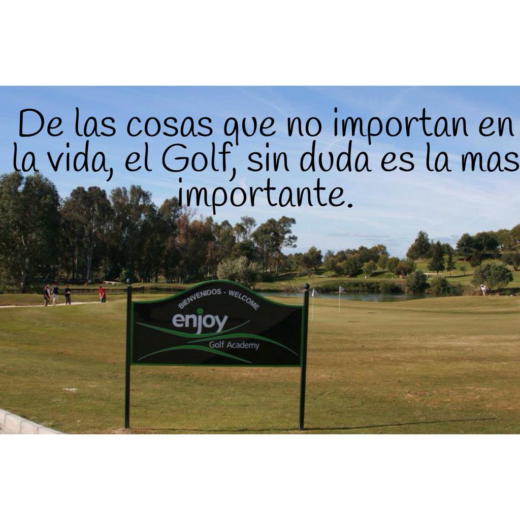 EnjoyGolfAcadem's tweet photo. Nos ha encantado esta frase. http://t.co/vhF8RDxbtk