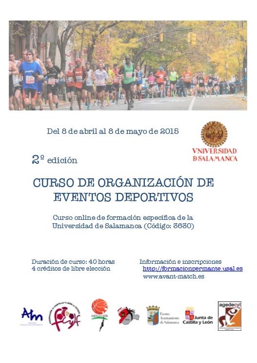 FBCyL's tweet photo. II Curso ONLINE de Organización de Eventos Deportivos (8abr-8may) @usal @_avantmatch_ @agedecyl @aytoSalamanca @jcyl http://t.co/cbn3S5mARF