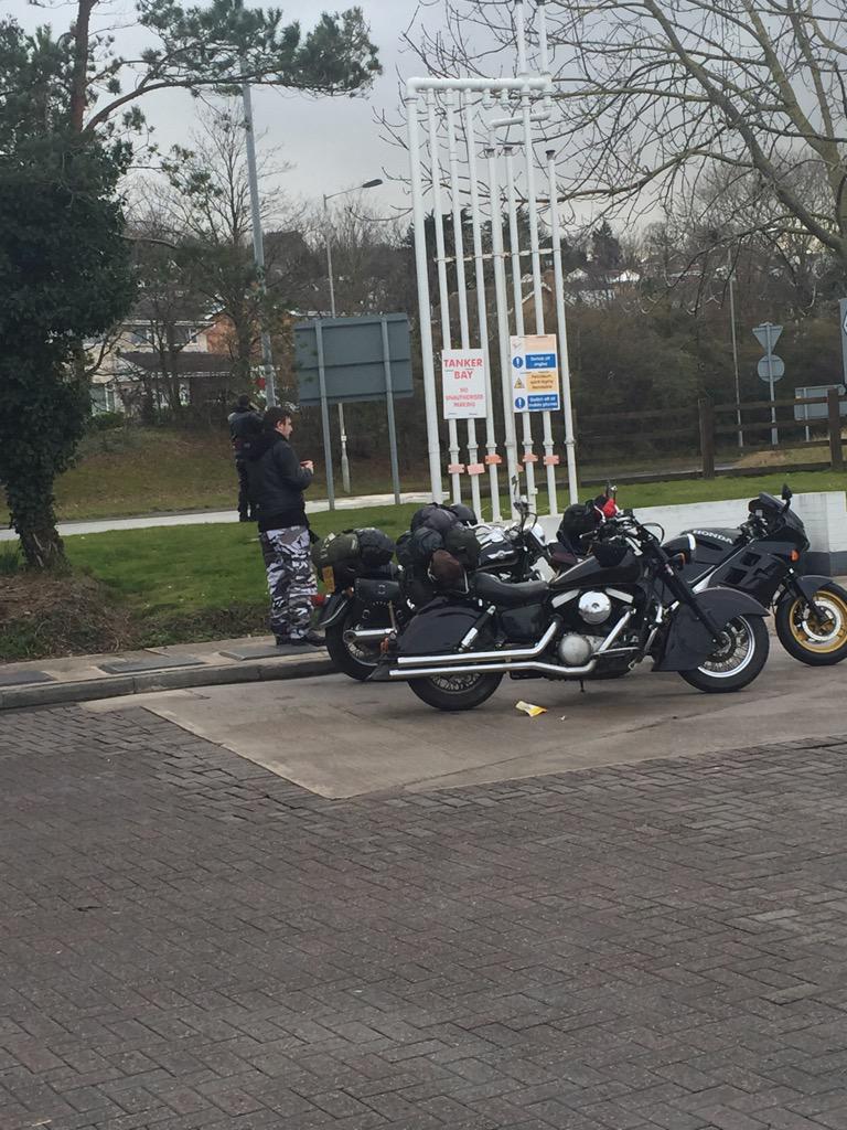 Monday road trip getting piss wet through in Wales!! #RWMCC