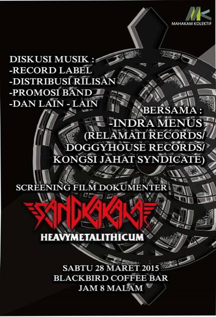 Diskusi Musik dan Screening Film bersama @RelamatiRecords | Sabtu, 28 Maret 2015 | 20.00 | Blackbird Coffee Bar Lt.3